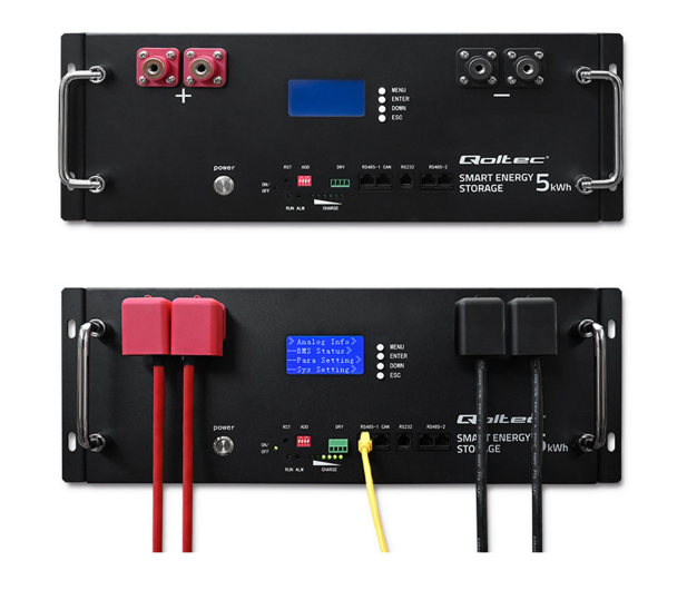 Qoltec Magazyn energii LiFePO4 do RACK 5.12kWh 51.2V 100Ah - 1330711 - zdjęcie 4